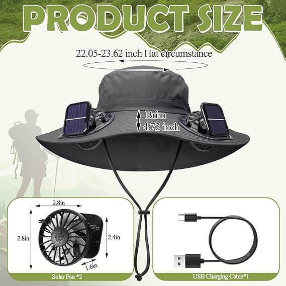 BrendHome™ Solar Fan Hat