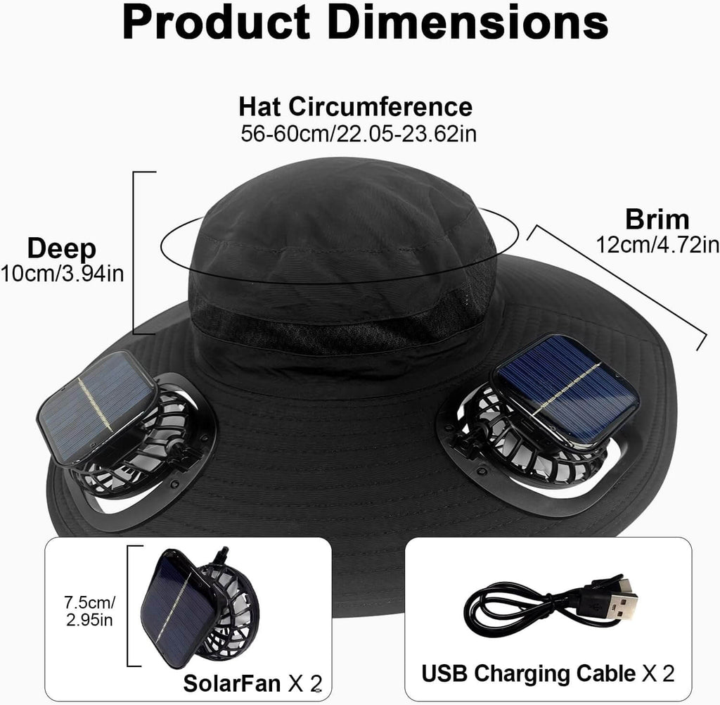 BrendHome™ Solar Fan Hat