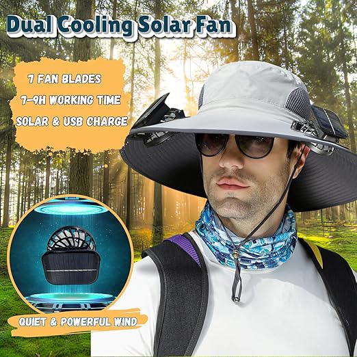 BrendHome™ Solar Fan Hat