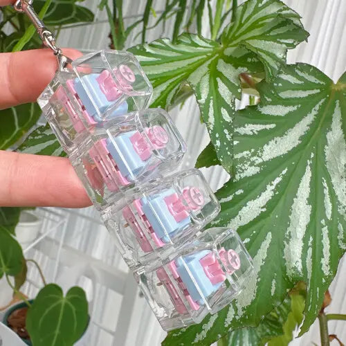 LED Key Clicker Keychain
